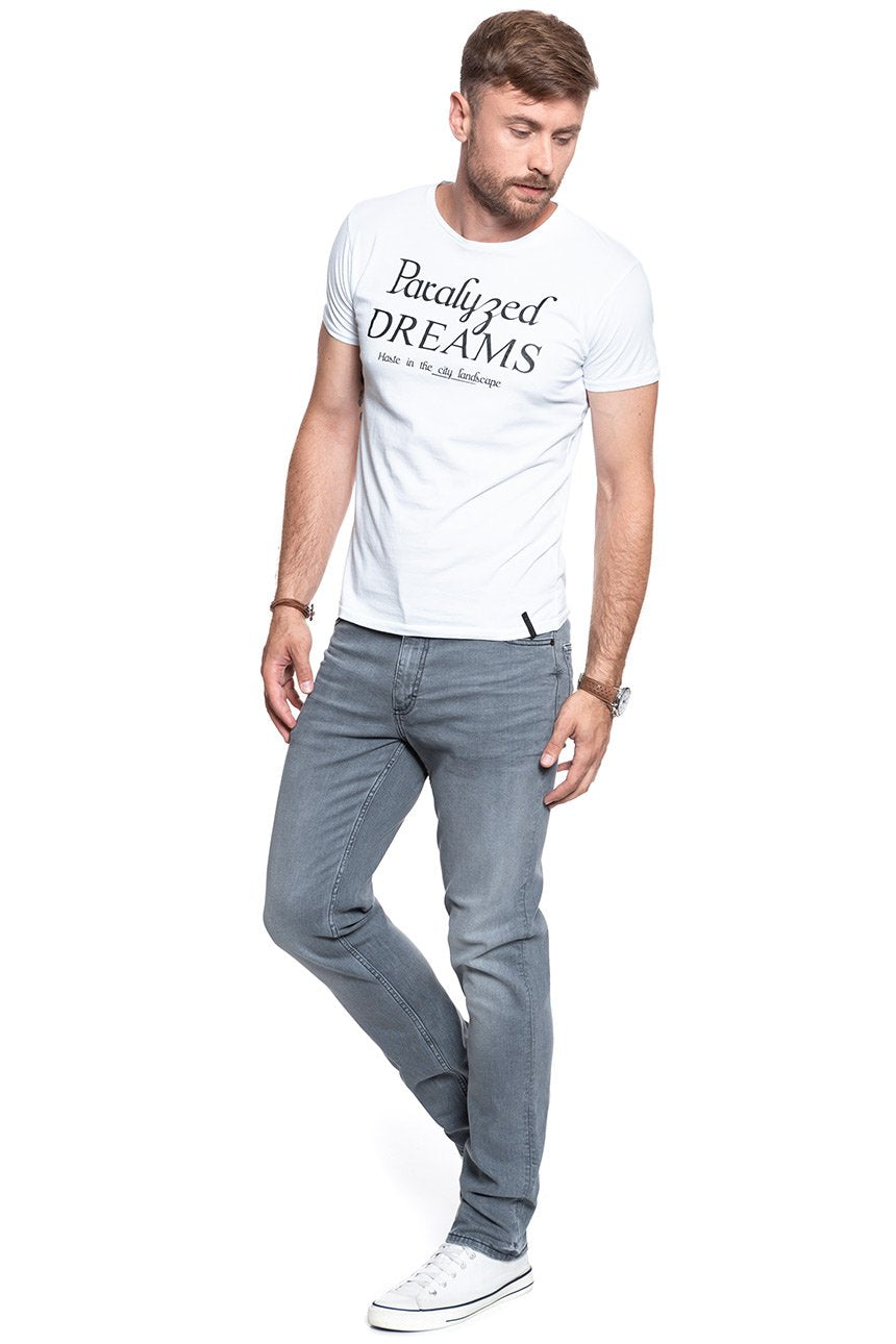 JACK & JONES T SHIRT TRAFALGAR TEE 12072019 WHITE