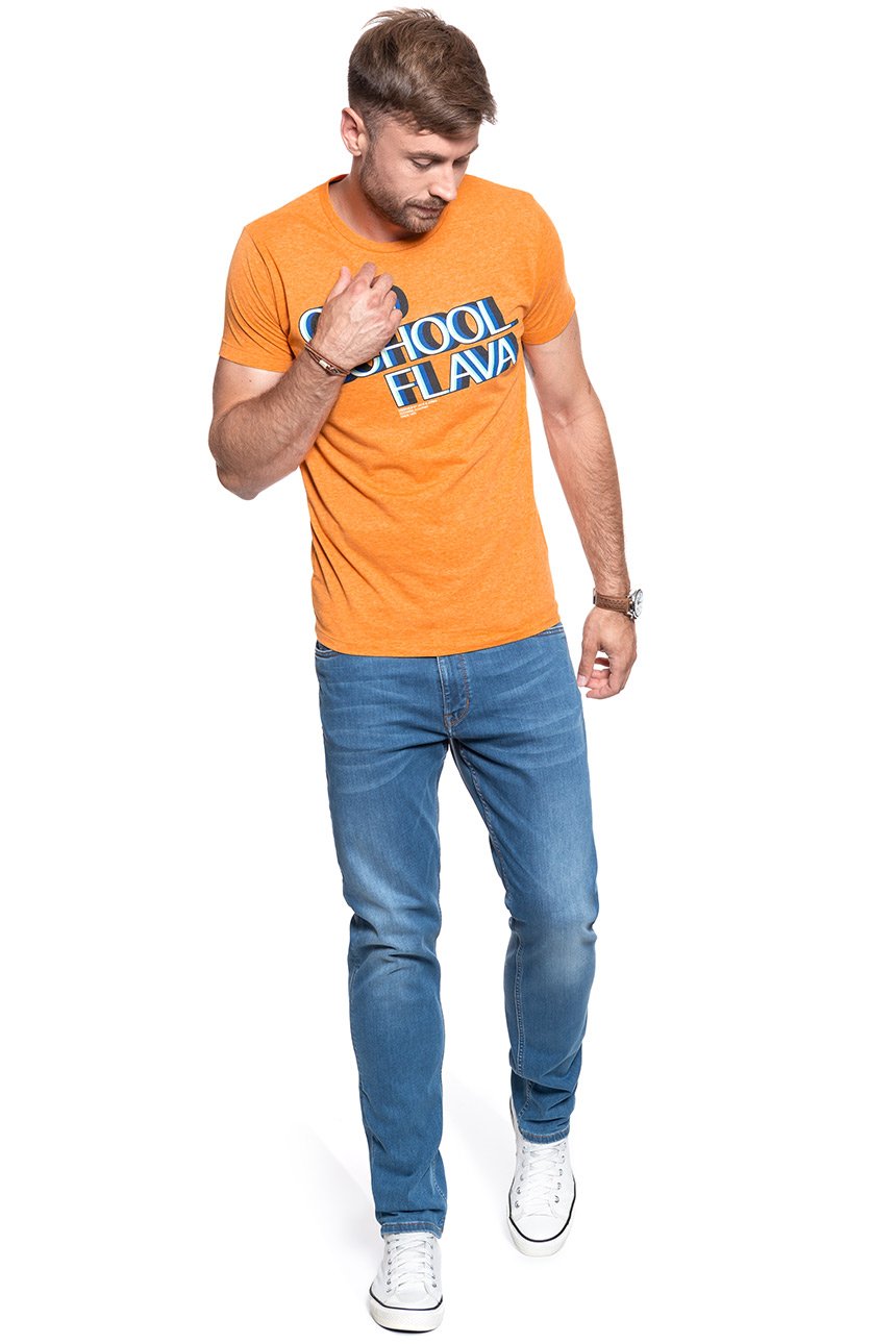 JACK & JONES T SHIRT MANILA TEE 12068822 ORANGE