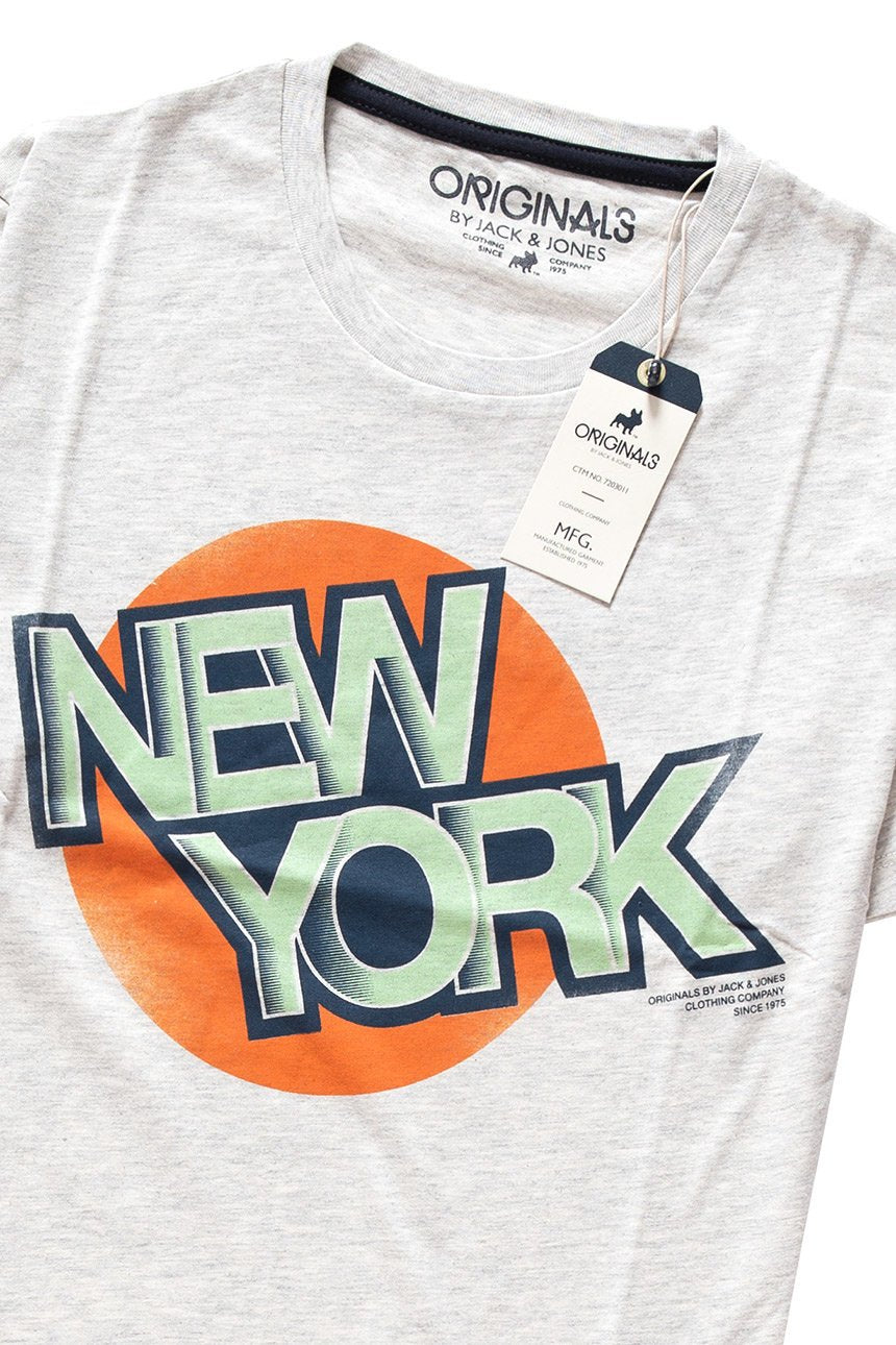 JACK & JONES T SHIRT MANILA TEE 12068822 BRIGHT