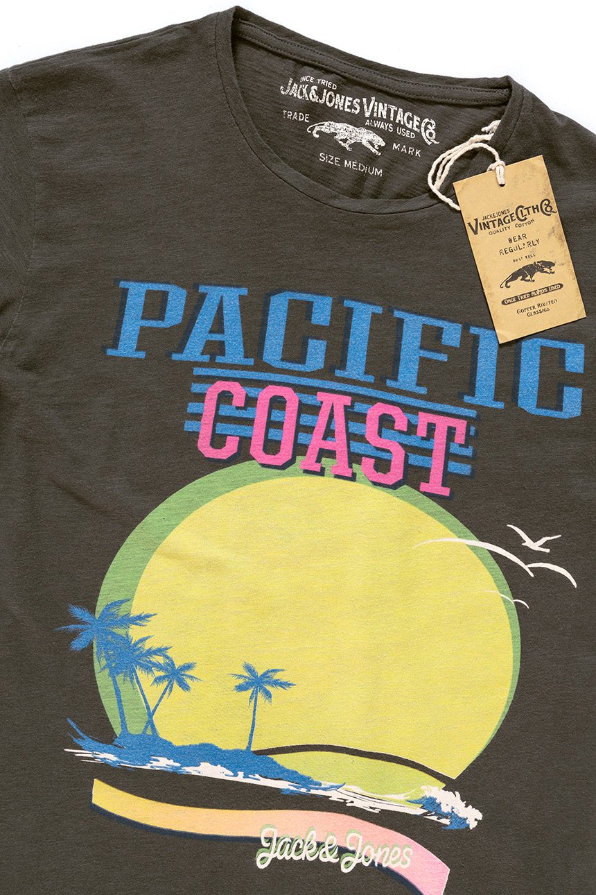 JACK & JONES T SHIRT PACIFIC COAST TEE 12070282