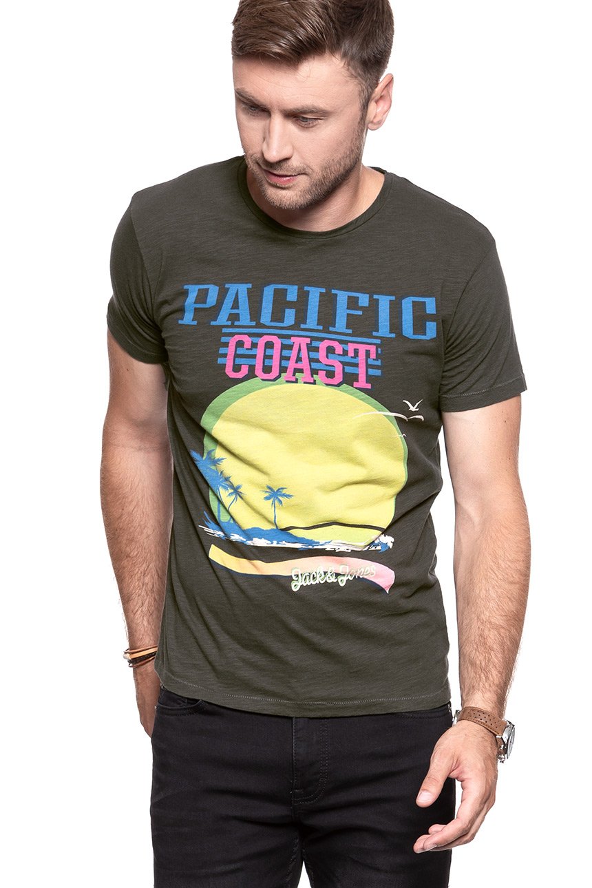 JACK & JONES T SHIRT PACIFIC COAST TEE 12070282