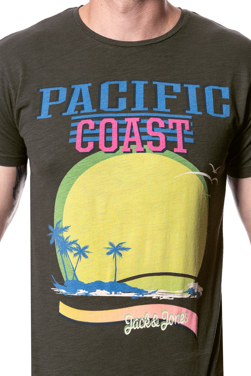 JACK & JONES T SHIRT PACIFIC COAST TEE 12070282