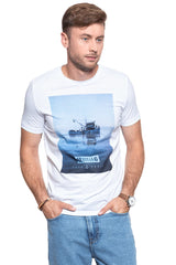 MĘSKI T-SHIRT MUSTANG T SHIRT Alex C PHOTOPRINT 1007832 2045