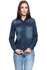 KOSZULA JEANSOWA DAMSKA MUSTANG Denim Shirt 1008428 5000 687