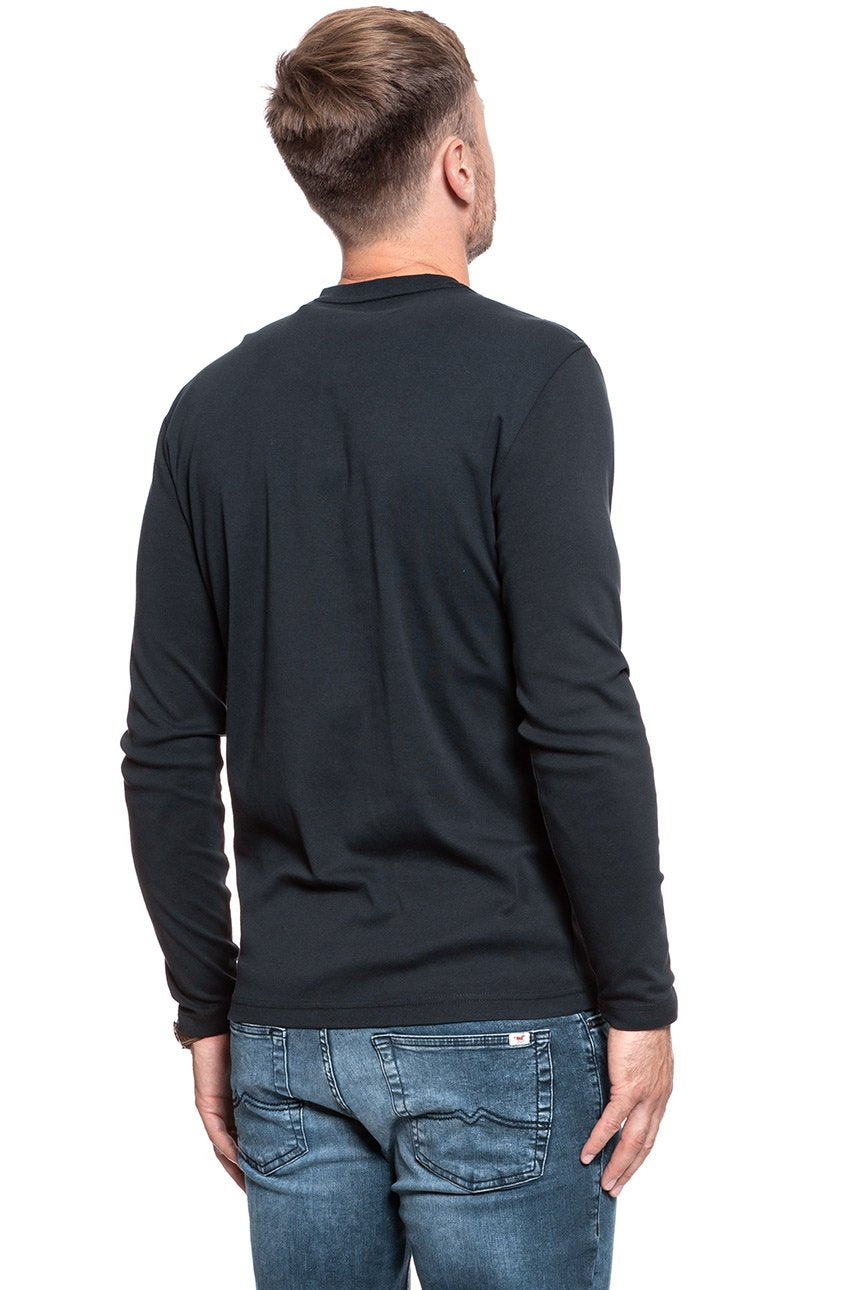 LONGSLEEVE MUSTANG Anton H Henley 1008662 4132