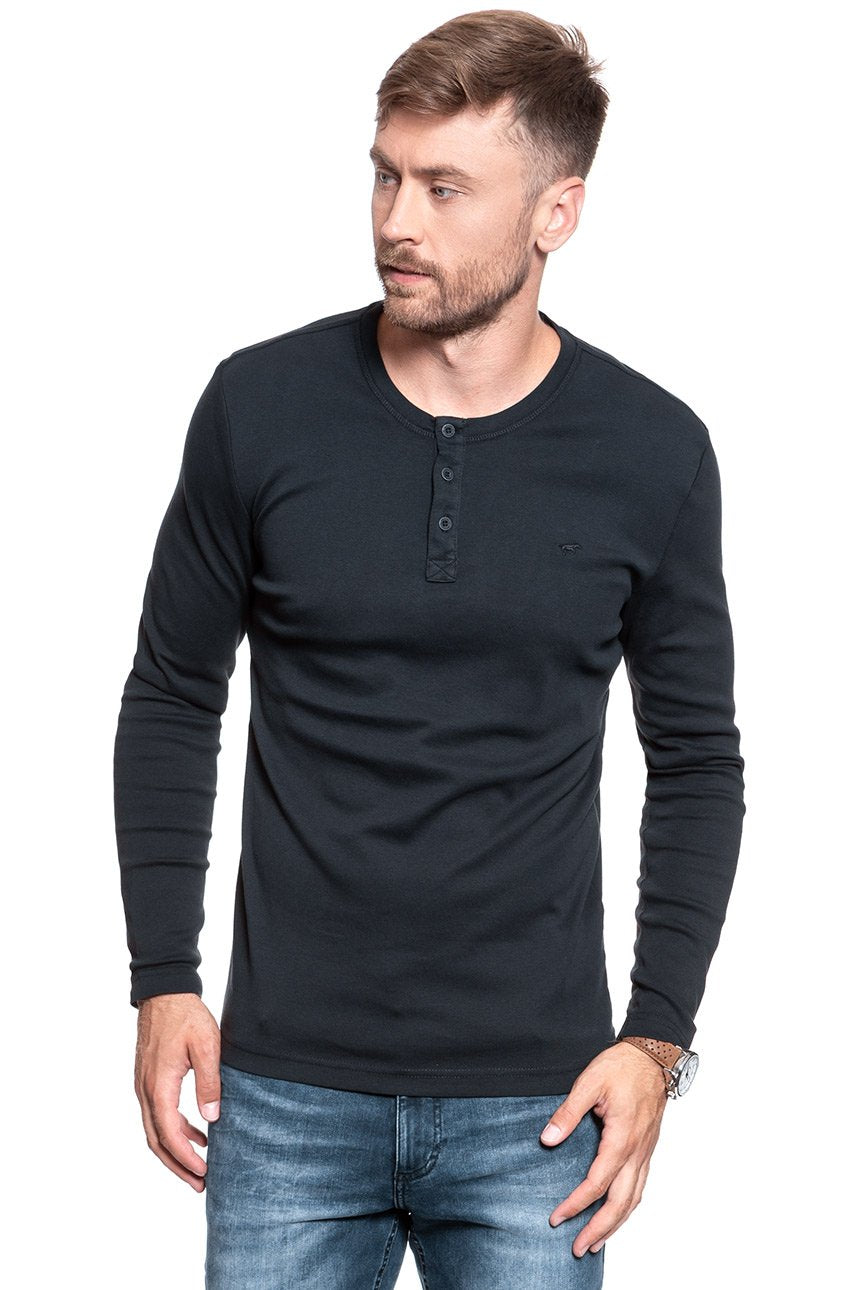 LONGSLEEVE MUSTANG Anton H Henley 1008662 4132