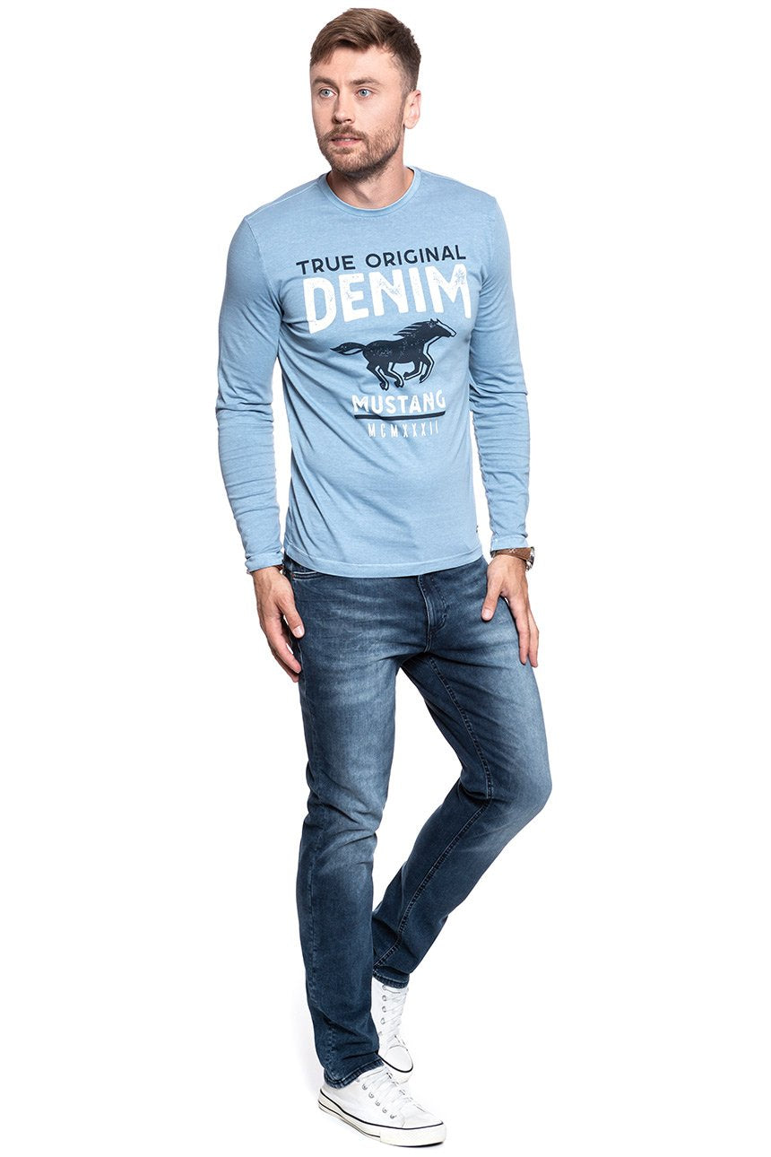 LONGSLEEVE MUSTANG Adrian C Print 1008952 5124