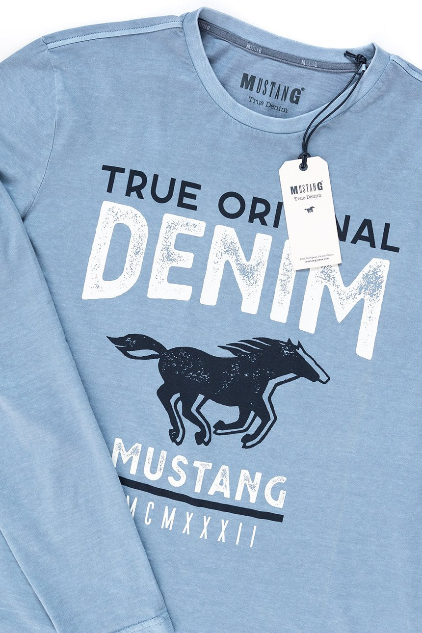 LONGSLEEVE MUSTANG Adrian C Print 1008952 5124