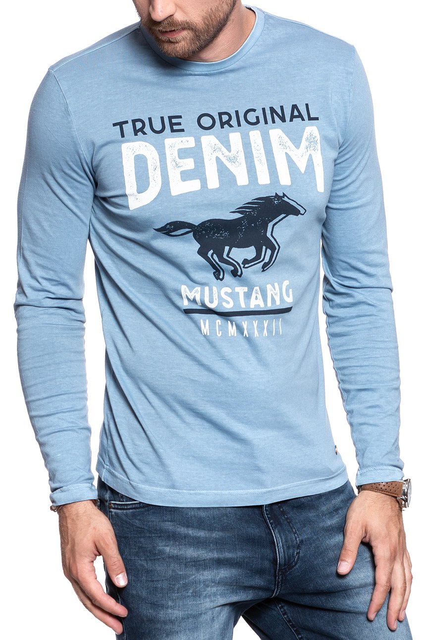 LONGSLEEVE MUSTANG Adrian C Print 1008952 5124