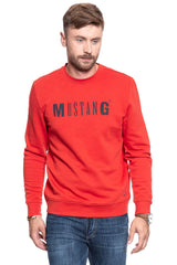 BLUZA MUSTANG Ben C Logo Molten Lava 1009160 7179