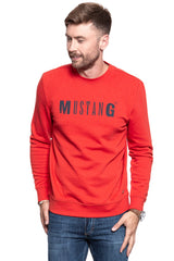 BLUZA MUSTANG Ben C Logo Molten Lava 1009160 7179