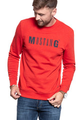 BLUZA MUSTANG Ben C Logo Molten Lava 1009160 7179