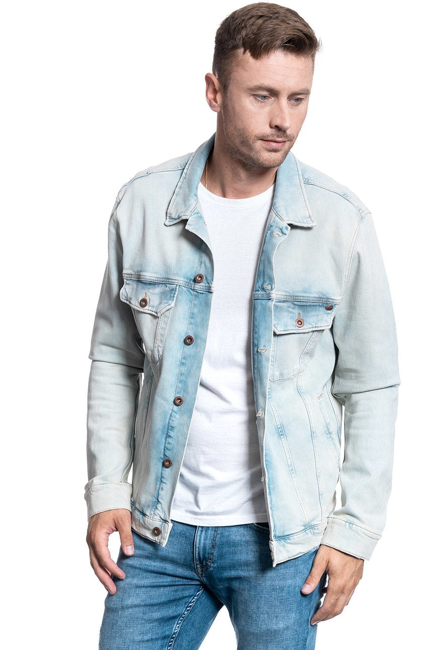 MĘSKA KURTKA JEANSOWA MUSTANG New York Jacket DENIM BLUE 1005657 5000 214