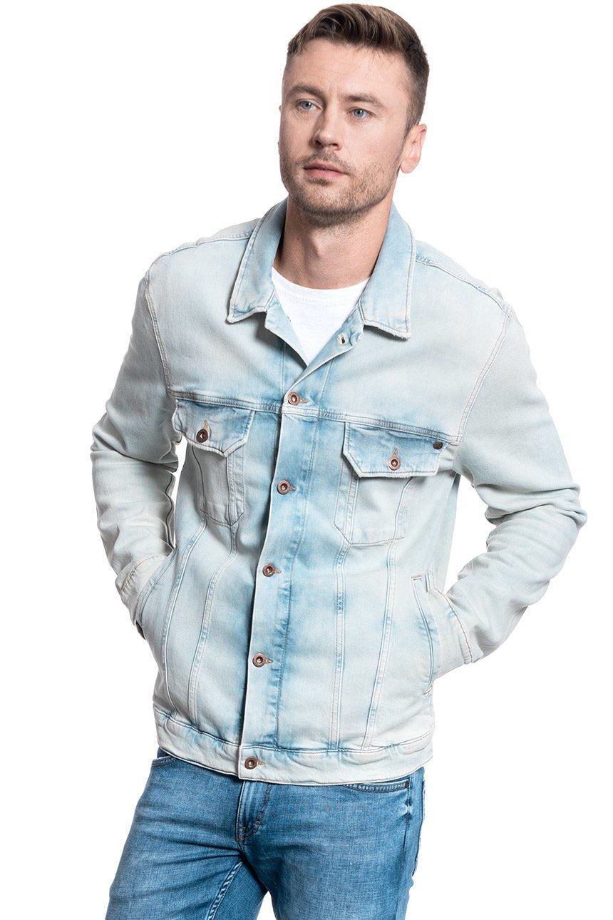 MĘSKA KURTKA JEANSOWA MUSTANG New York Jacket DENIM BLUE 1005657 5000 214