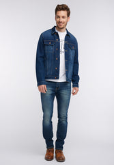 MUSTANG NEW YORK JACKET MĘSKA KURTKA JEANSOWA DENIM BLUE 1006117 5000 803