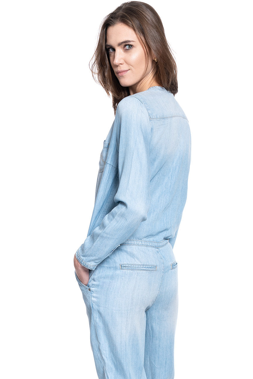 KOMBINEZON JEANSOWY MUSTANG Fancy Overall DENIM BLUE 1007017 5000 201