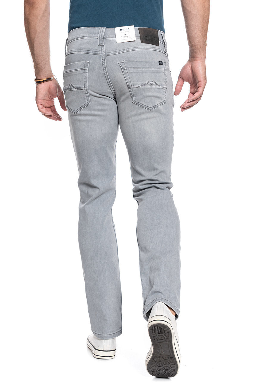 MĘSKIE SPODNIE JEANSOWE MUSTANG Washington DENIM GREY 1007710 4500 581