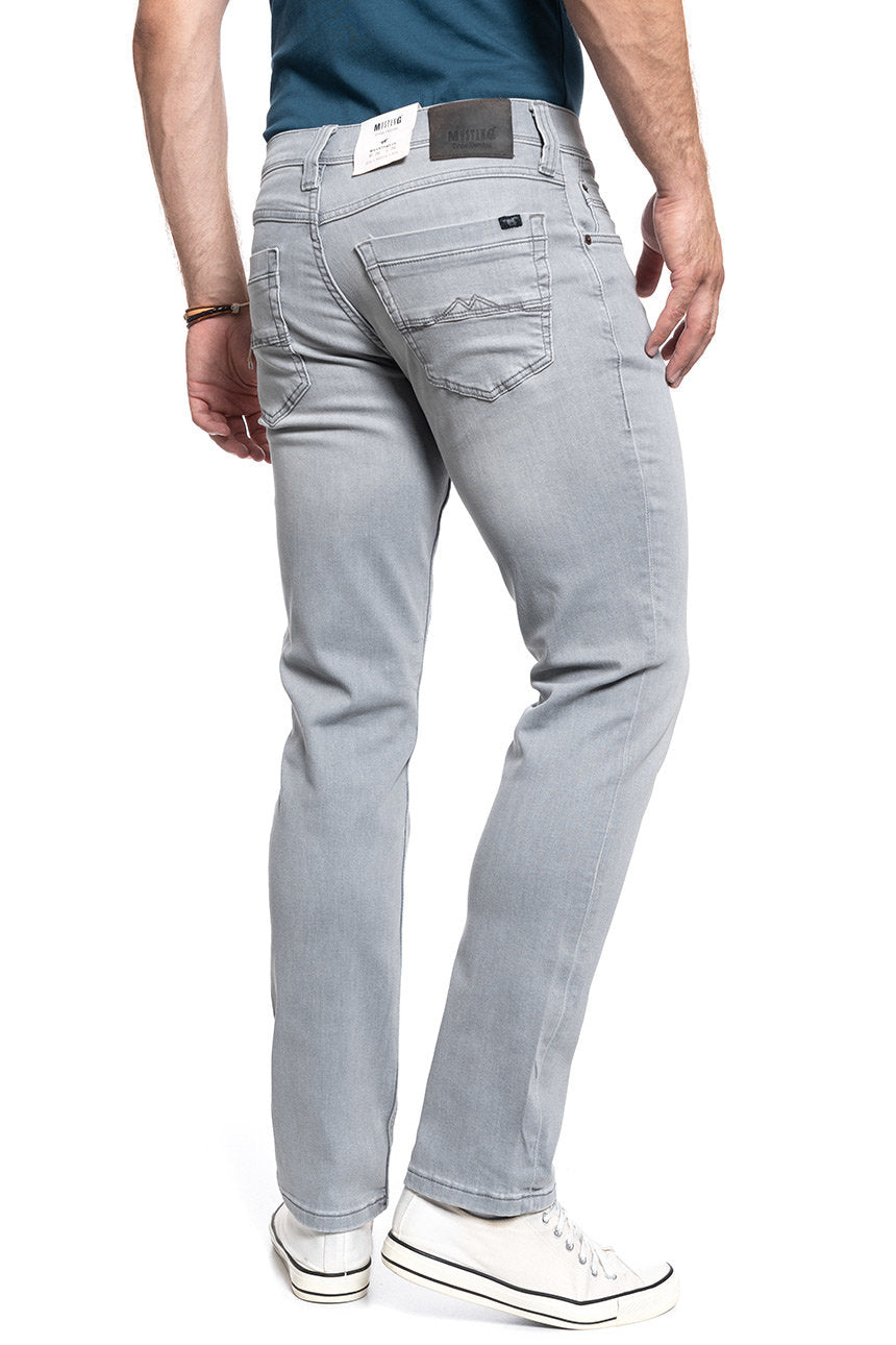 MĘSKIE SPODNIE JEANSOWE MUSTANG Washington DENIM GREY 1007710 4500 581