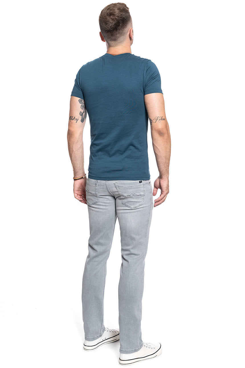 MĘSKIE SPODNIE JEANSOWE MUSTANG Washington DENIM GREY 1007710 4500 581