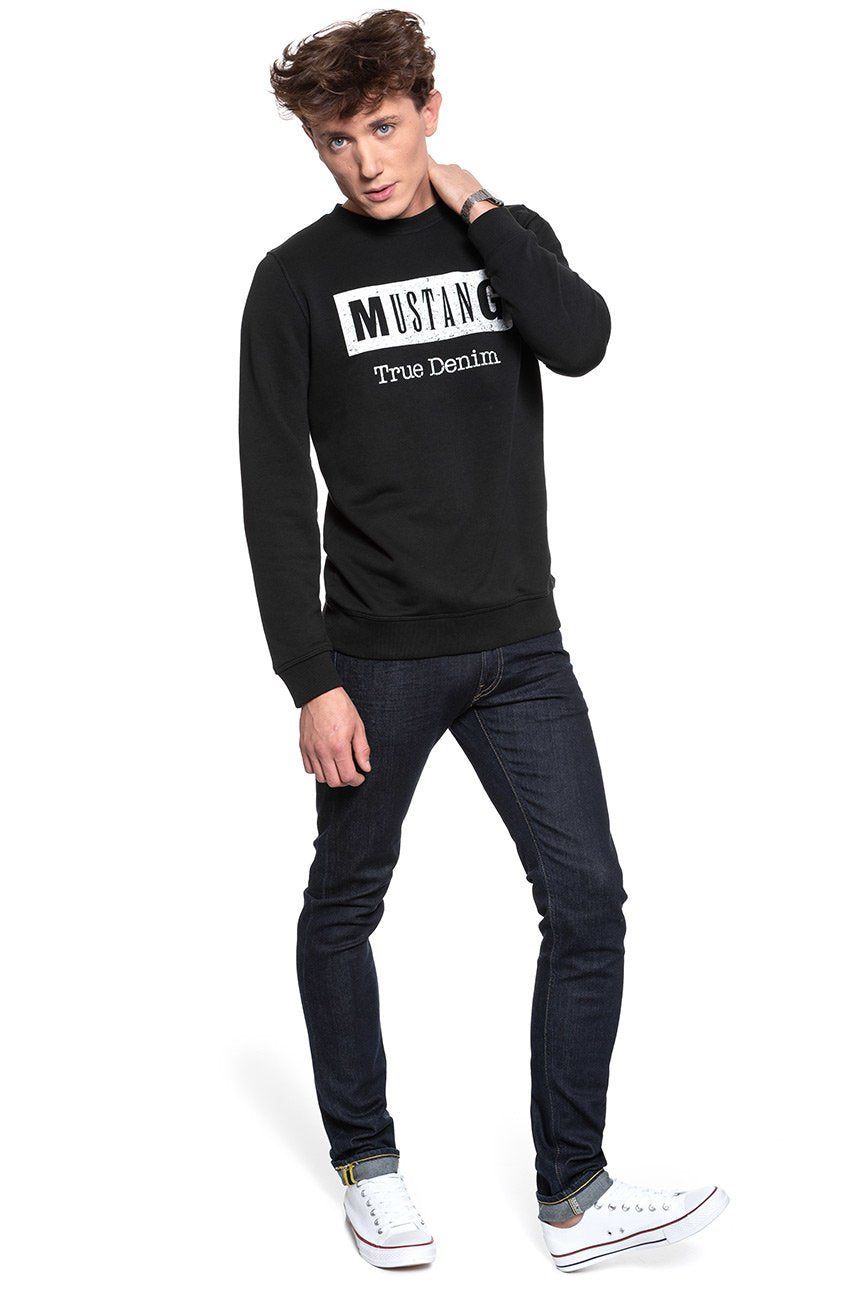 BLUZA MUSTANG BEN C BASIC BLACK 1008093 4142