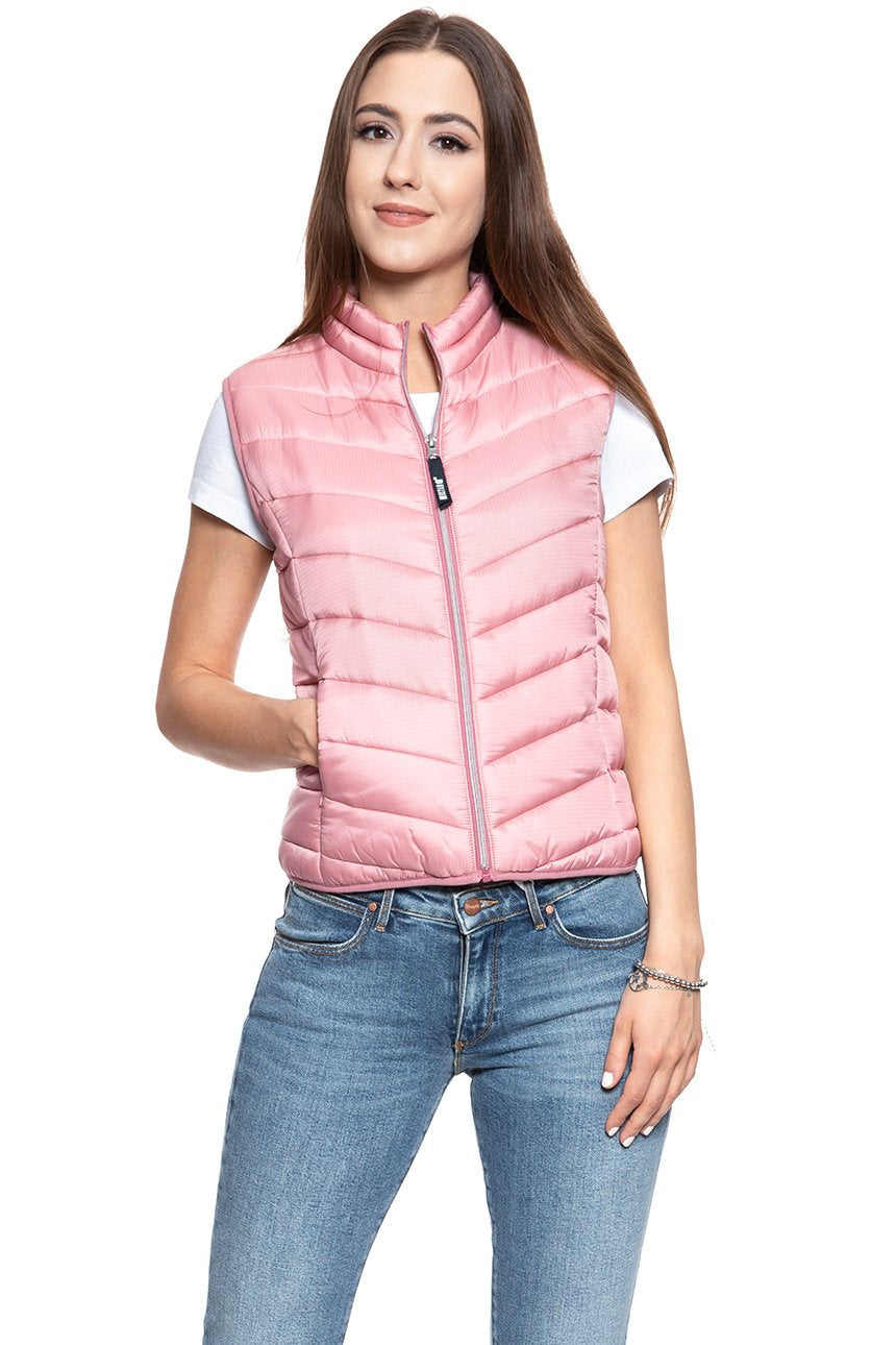 DAMSKA KAMIZELKA MUSTANG Holly SC Light Vest ROSE TAN 1008256 8129