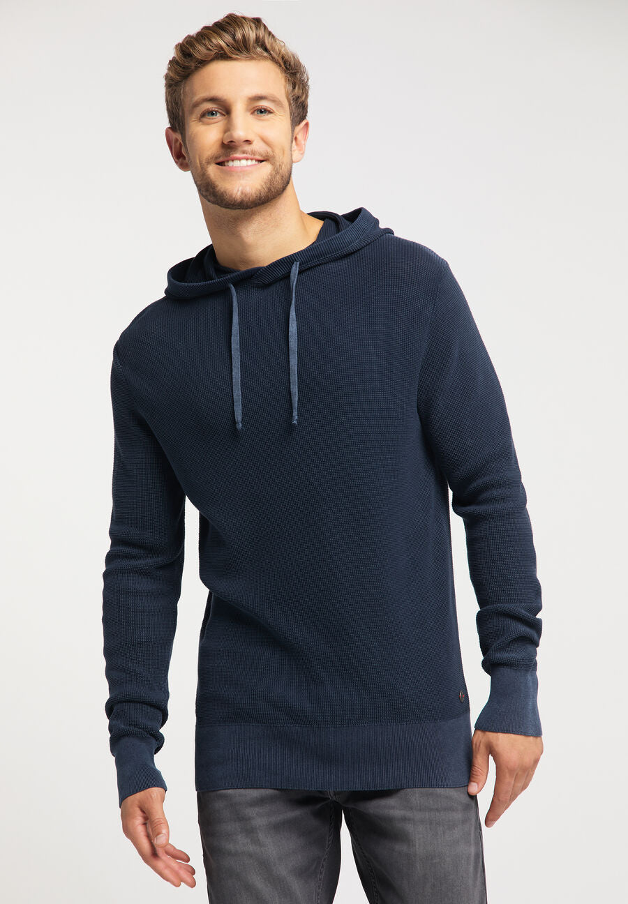 MUSTANG Emil H Hoody MĘSKI SWETER Z KAPTUREM SKY CAPTAIN 1008649 5323