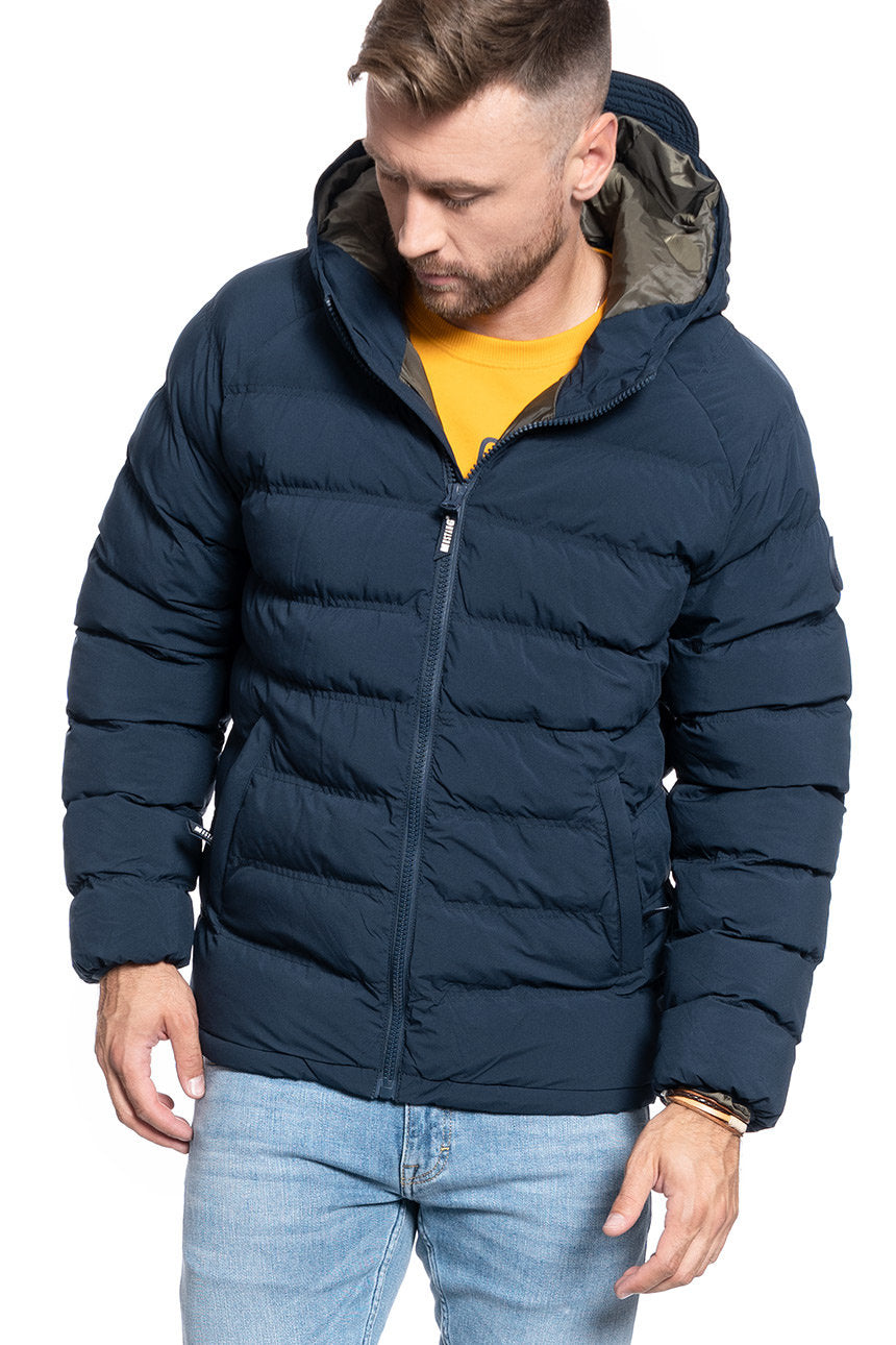 MĘSKA KURTKA ZIMOWA MUSTANG Daniel H Puffer DARK SAPPHIRE 1008833 4136