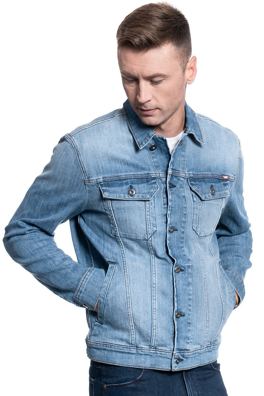 KURTKA MĘSKA MUSTANG Dallas DENIM BLUE 1009189 5000 682