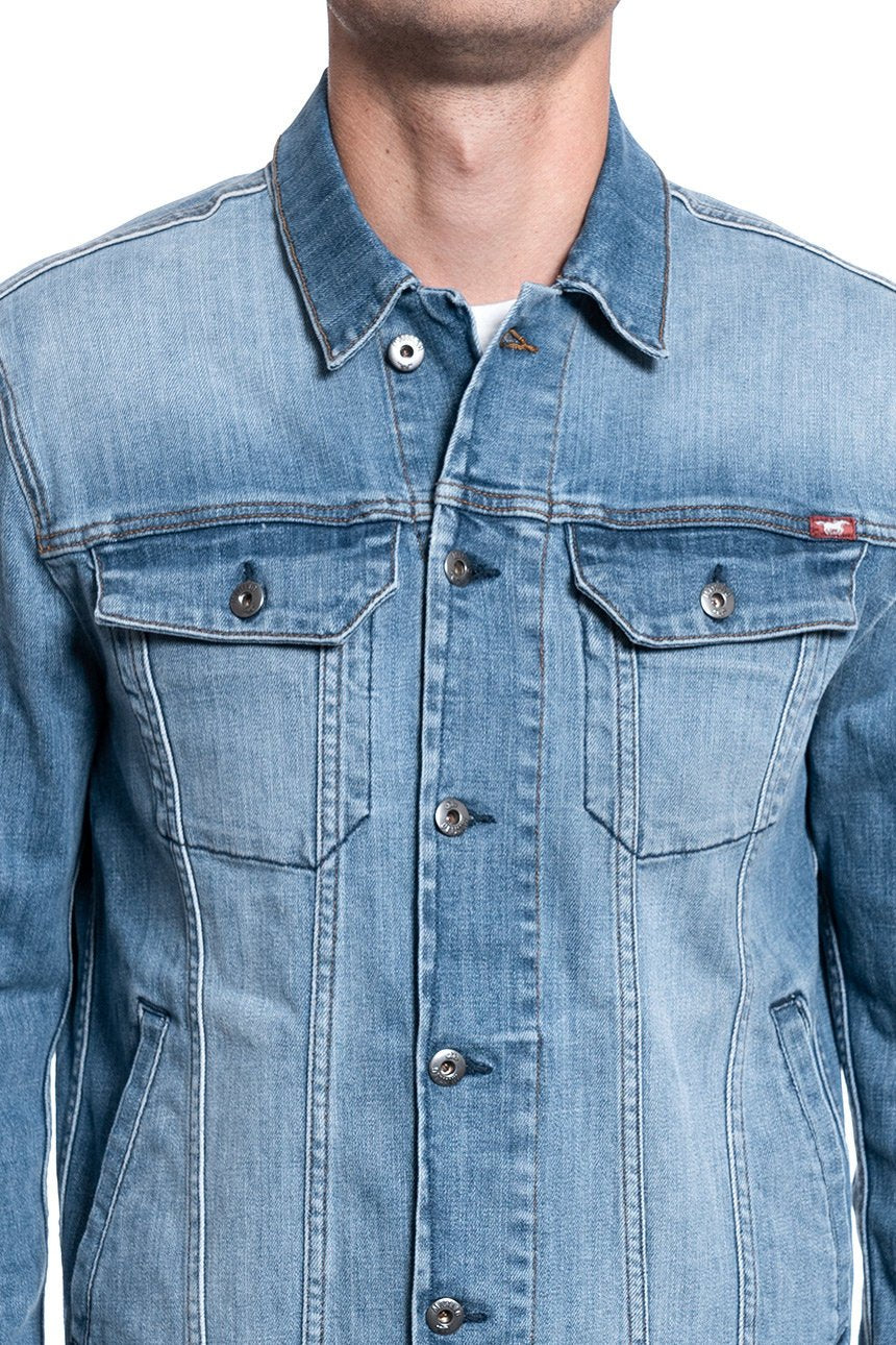 KURTKA MĘSKA MUSTANG Dallas DENIM BLUE 1009189 5000 682