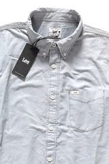 KOSZULA MĘSKA LEE BUTTON DOWN SHIRT GREY FROST L880SPHQS