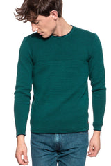 MĘSKI SWETER MUSTANG Emil C Doubleface DEEP TEAL 1009349 6433