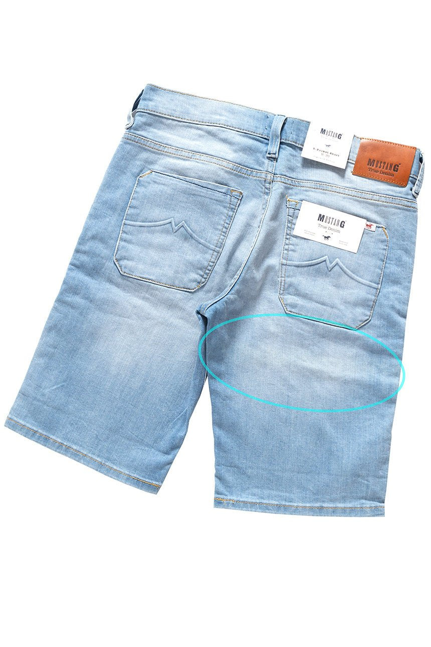 MUSTANG 5 Pocket Short DENIM BLUE 1007108 5000 413