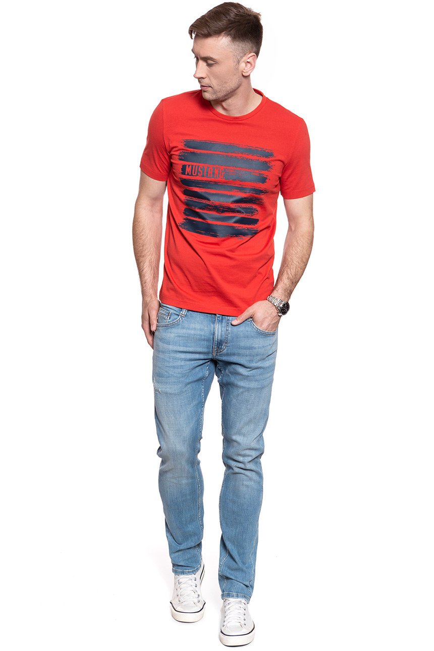 MĘSKI T-SHIRT MUSTANG Alex C Print 1008950 7179