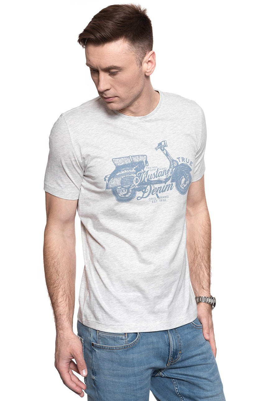 MĘSKI T-SHIRTMUSTANG ALEX C PRINT 1008962 2064