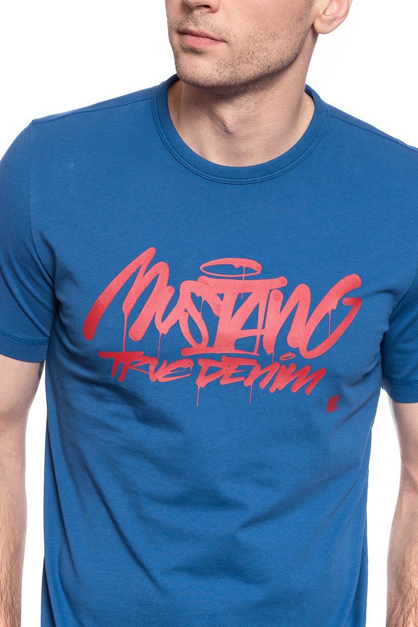 MĘSKI T-SHIRT MUSTANG Alex C Print 1009007 5235