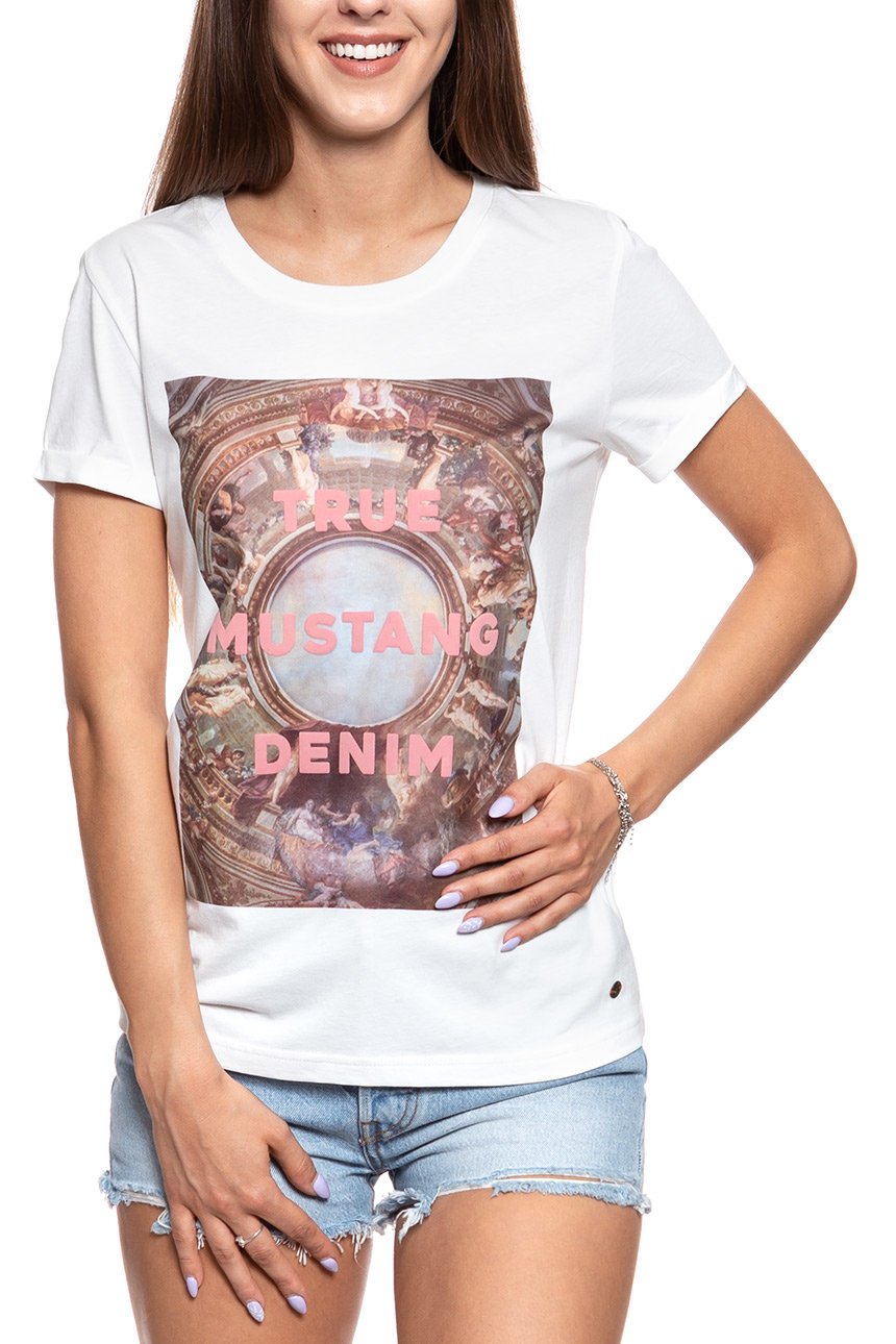 MUSTANG T SHIRT DAMSKI Alina C Print 1009030 2020