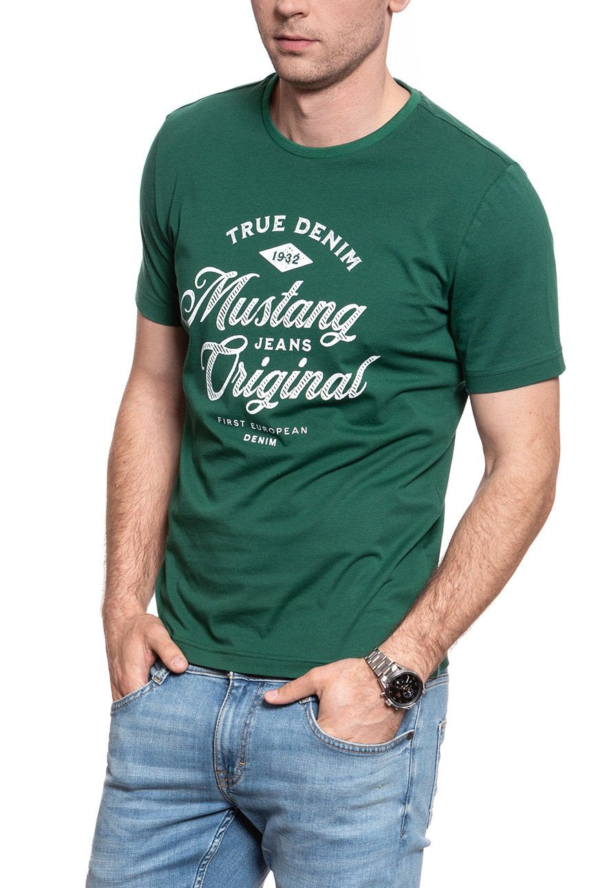 MĘSKI T-SHIRT MUSTANG Alex C Print 1009039 6440