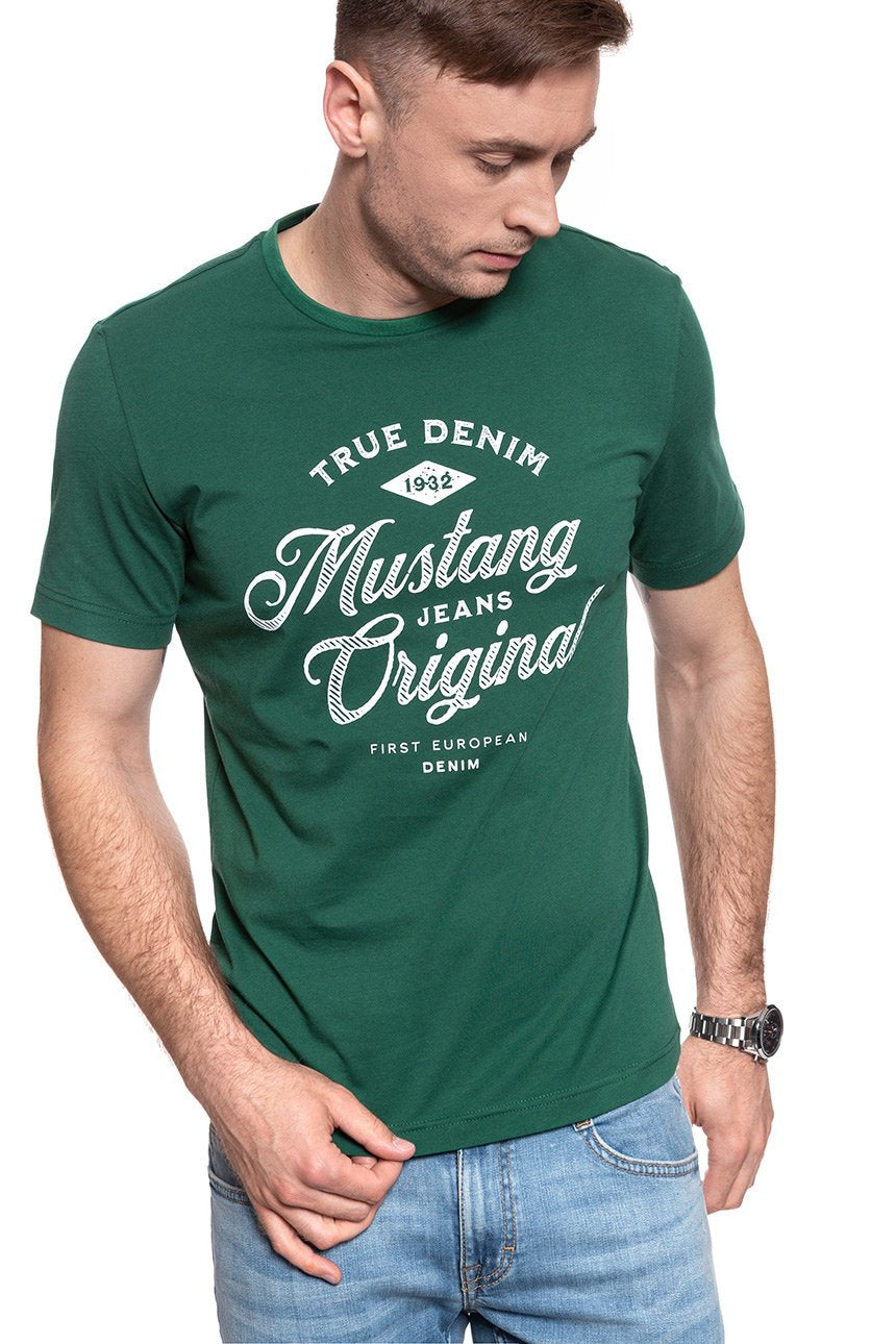 MĘSKI T-SHIRT MUSTANG Alex C Print 1009039 6440