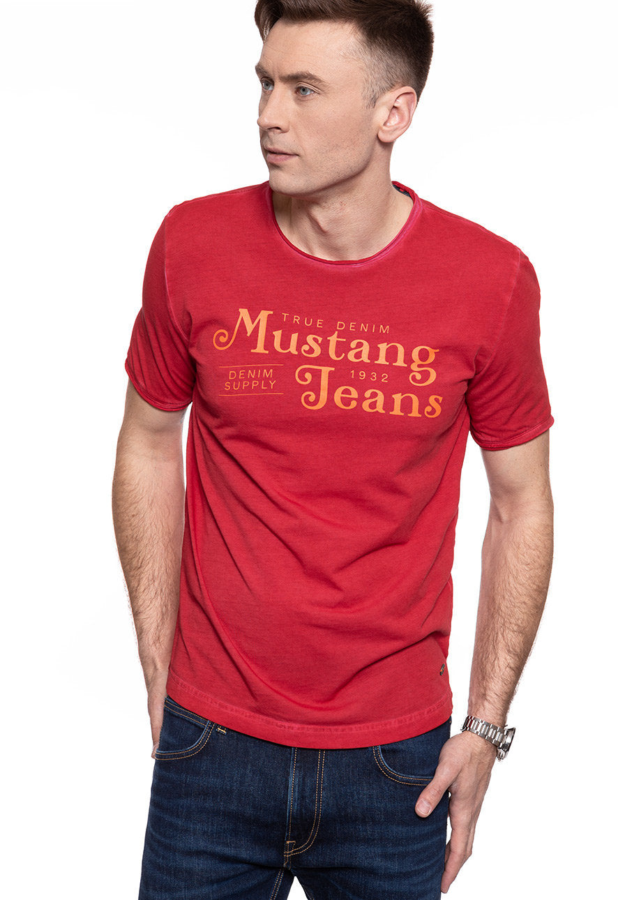 MĘSKI T-SHIRT MUSTANG ALEX C PRINT CPD 1009040 7202