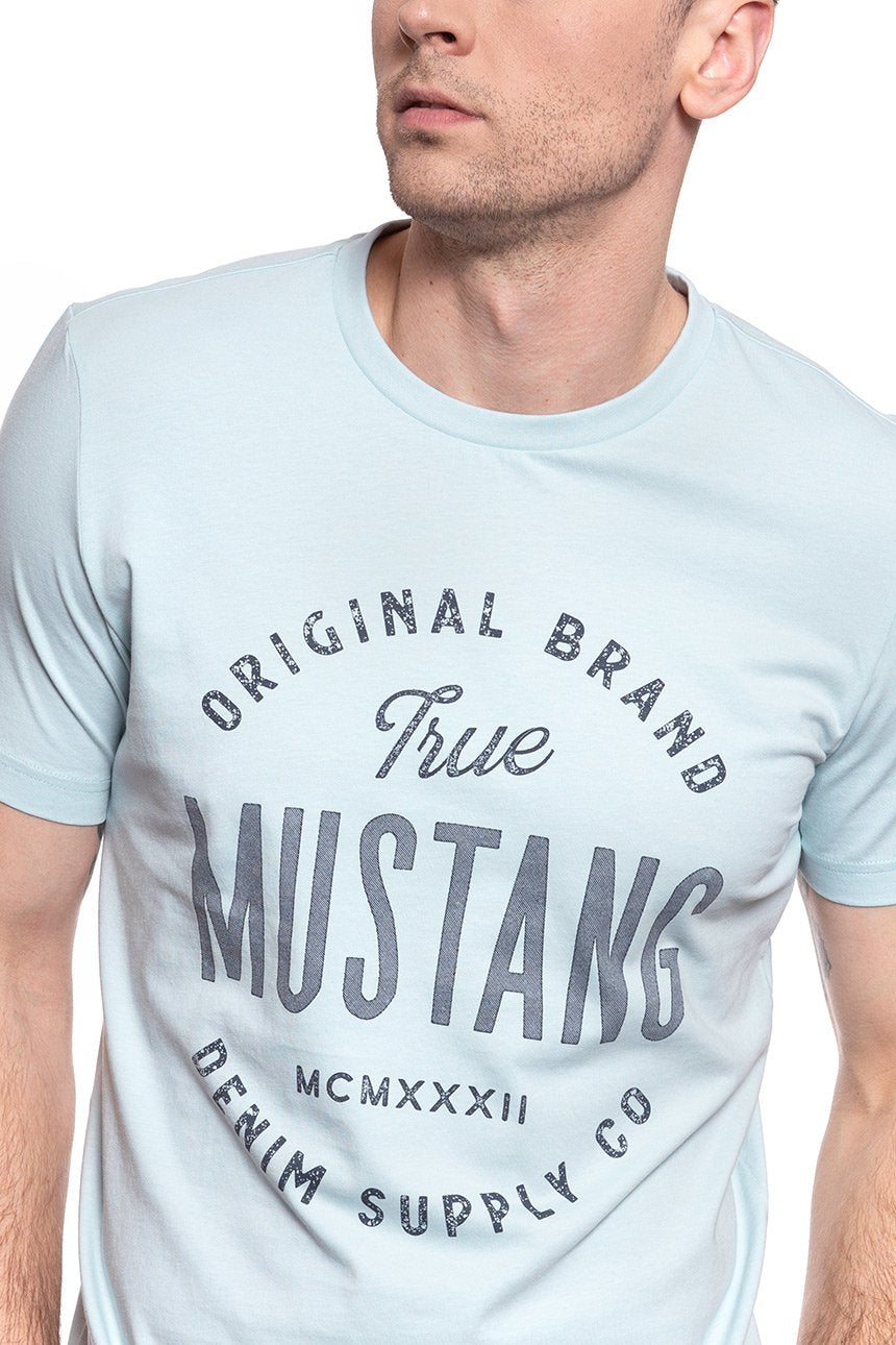 MĘSKI T-SHIRT MUSTANG Alex C Print 1009048 5062