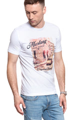 MĘSKI T-SHIRT MUSTANG Alex C Print 1009049 2045