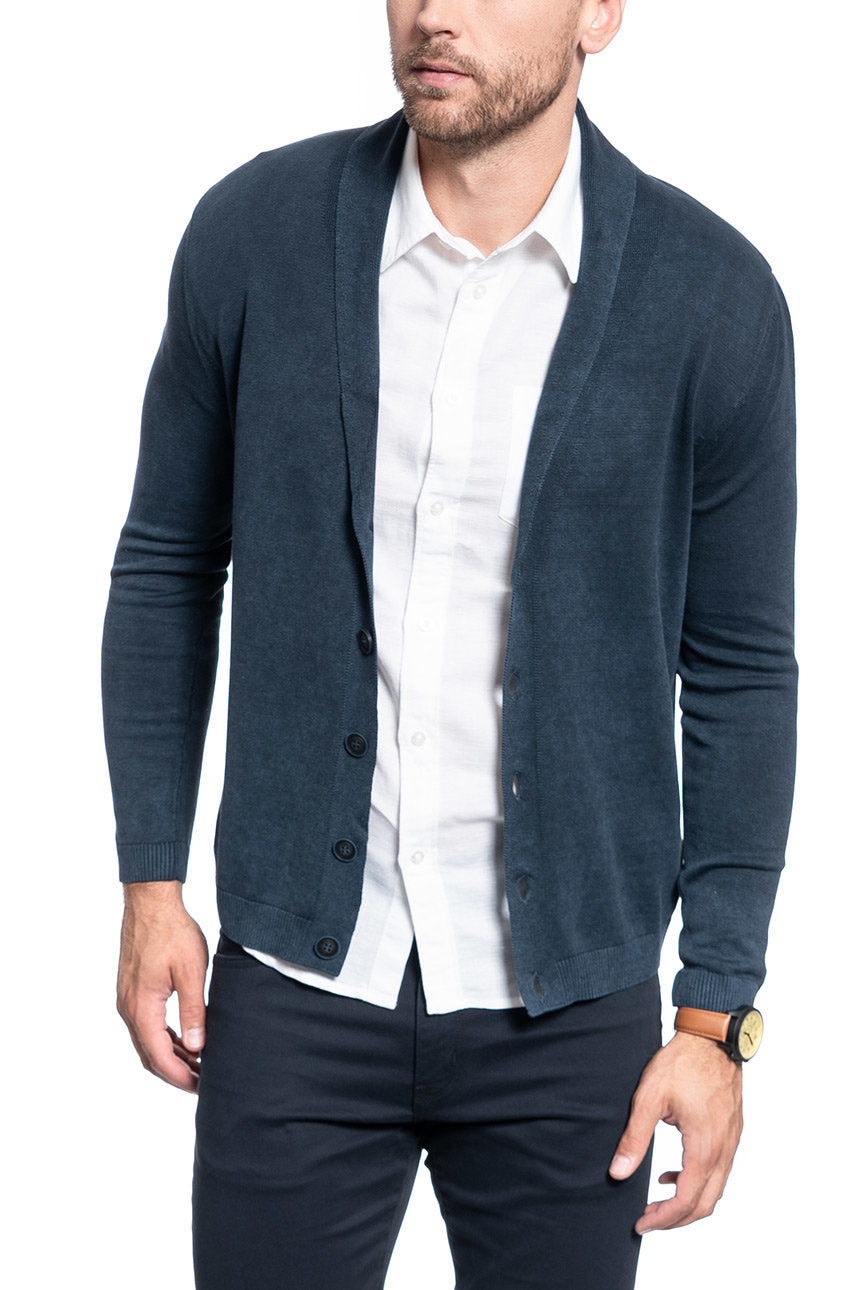 MĘSKI SWETER ROZPINANY MUSTANG EDGAR SC CARDIGAN 1009136 4085