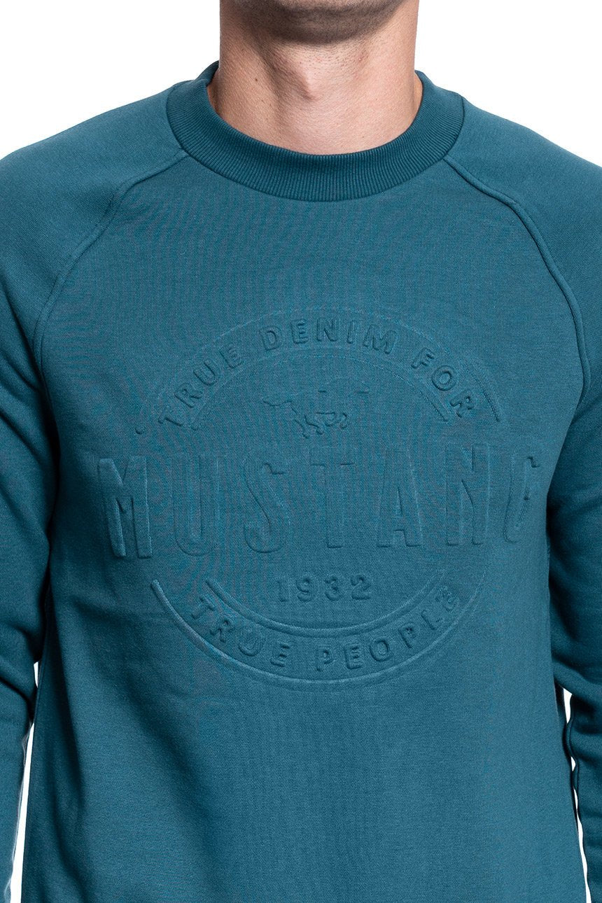 MĘSKA BLUZA  MUSTANG BEN C RAGLAN 1009162 5243