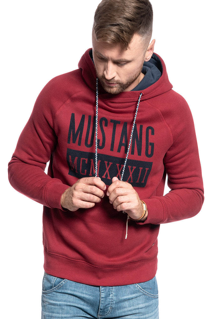 MĘSKA BLUZA Z KAPTUREM MUSTANG BENNET H FLOCK AW 1009164 7194