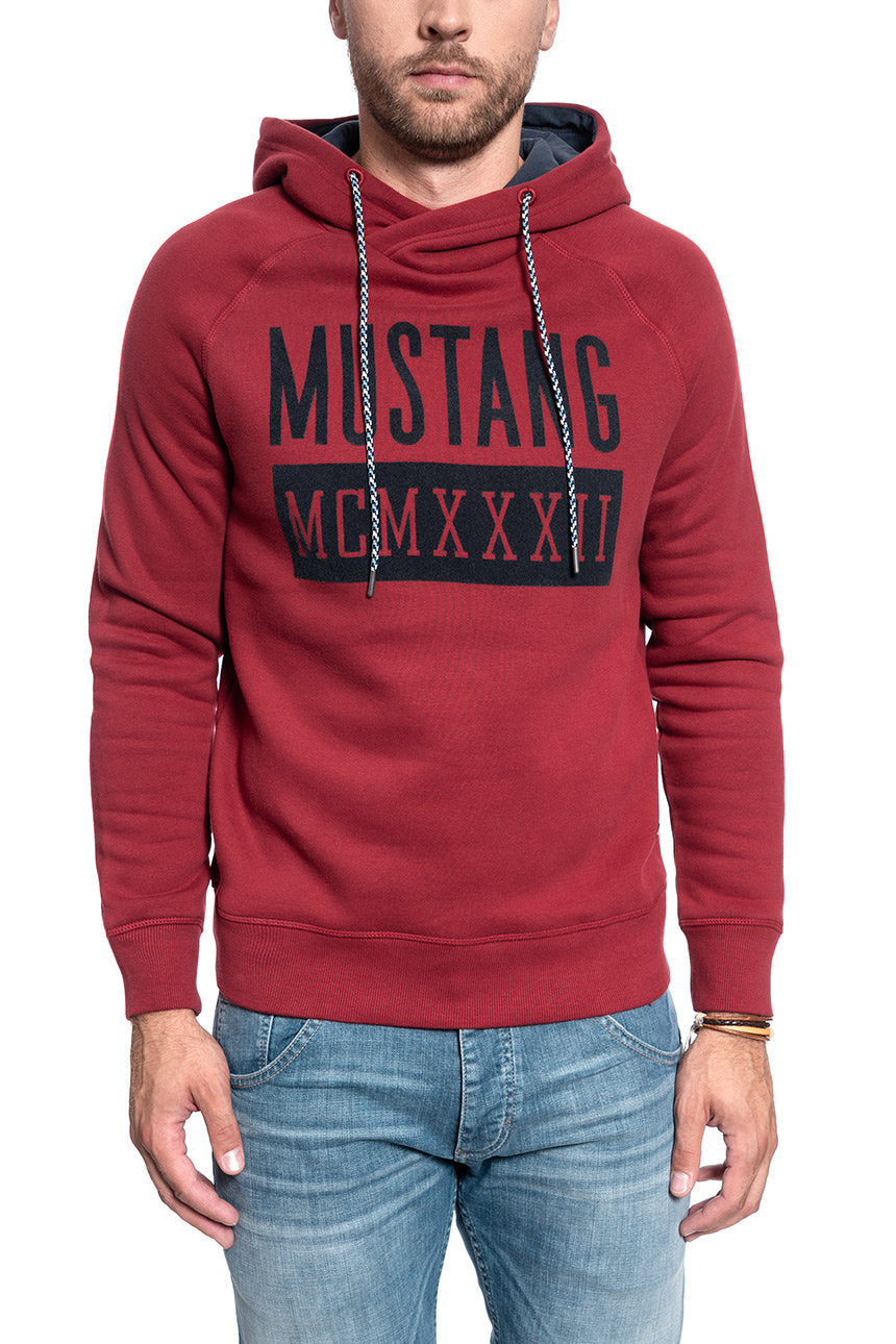 MĘSKA BLUZA Z KAPTUREM MUSTANG BENNET H FLOCK AW 1009164 7194