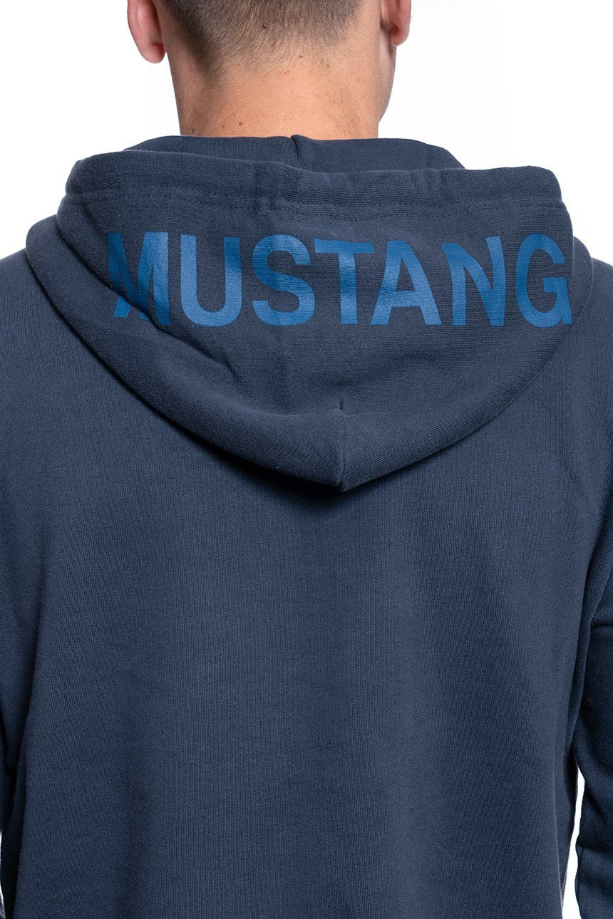 MĘSKA BLUZA Z KAPTUREM MUSTANG BENNET H HOOD PRINT 1009166 4085