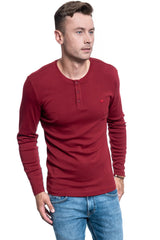 MĘSKA KOSZULA Z DŁUGIMI RĘKAWAMI MUSTANG ANTON BASIC HENLEY 1009248 7194