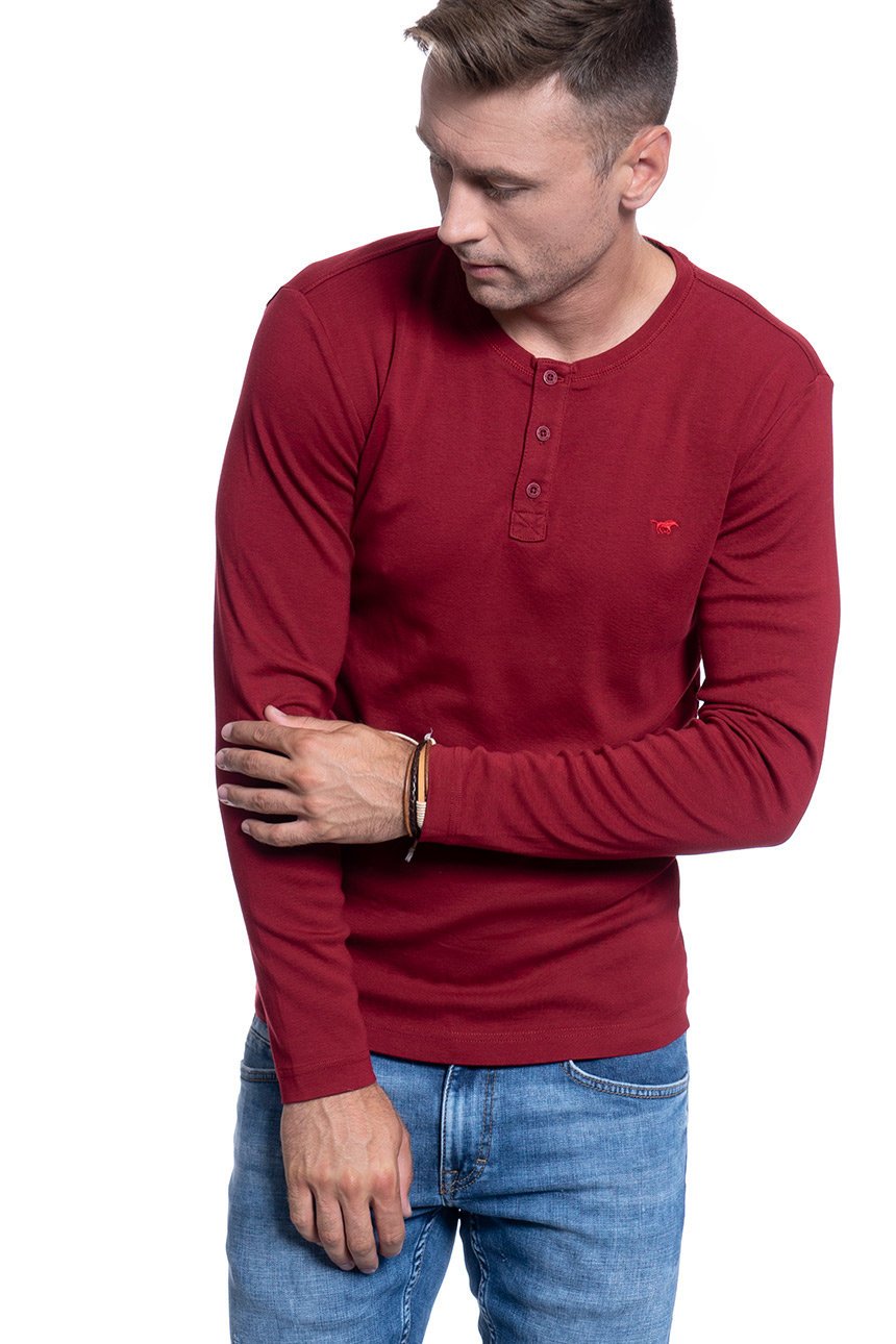 MĘSKA KOSZULA Z DŁUGIMI RĘKAWAMI MUSTANG ANTON BASIC HENLEY 1009248 7194