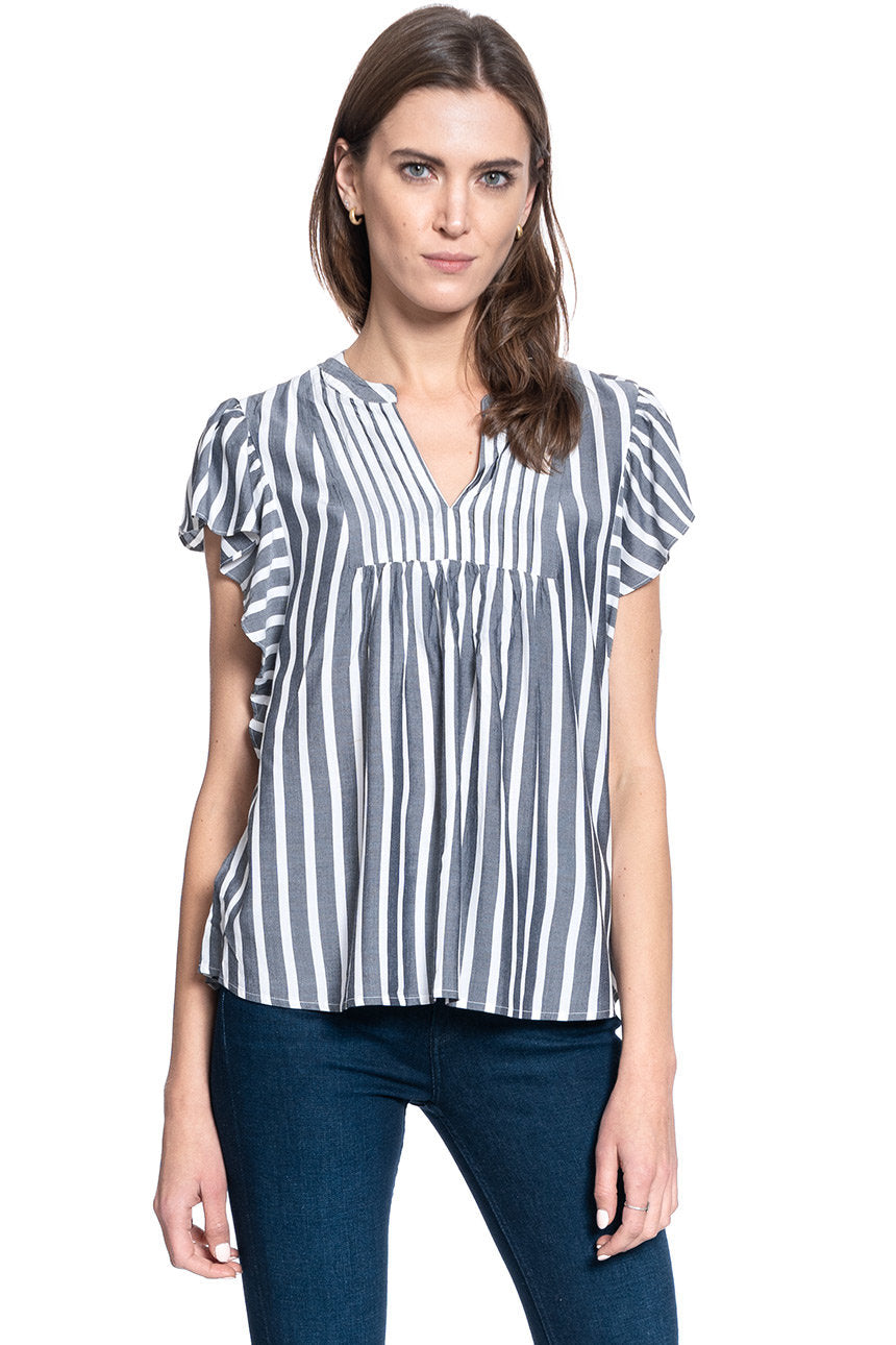 BLUZKA DAMSKA MUSTANG Enza Stripe Blouse 1009468 11696