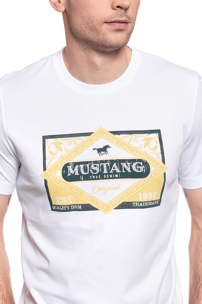 MĘSKI T-SHIRT MUSTANG ALEX C PRINT 1009504 2045